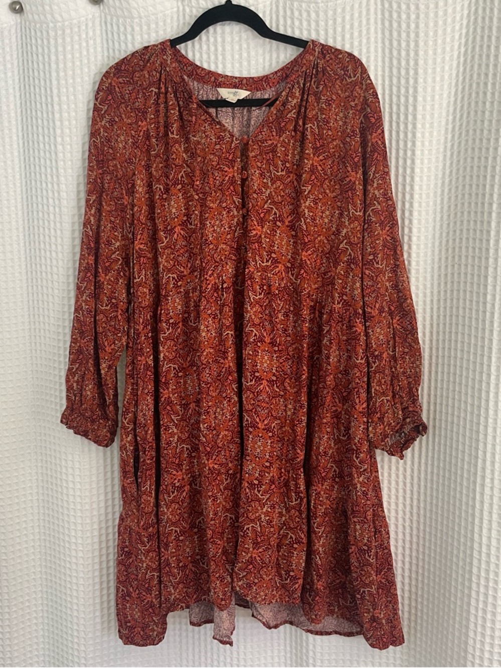 Terra & Sky plus size long sleeve dress